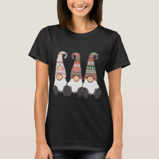 3 Noordse Gnomes Winter Kerstmis Zweeds Tomé Snijd T-shirt