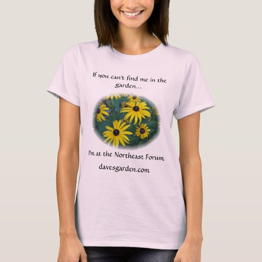 #3 Northeast Forum Rudbeckia vindt me T-shirt (Voorkant)