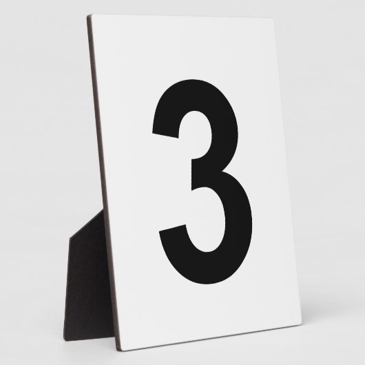 3 - nummer drie fotoplaat (Zijkant)