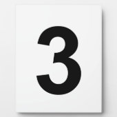 3 - nummer drie fotoplaat (Voorkant)