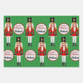 3 Nutcracker Voeg de naam van de geadresseerde Ker Inpakpapier Vel (Voorkant 2)