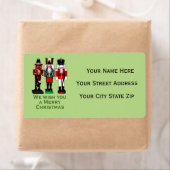 3 Nutcrackers aangepaste retour adreslabels Etiket (Insitu)