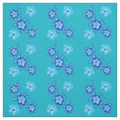 3 Ocean Blue Honu Turtles Stof (Swatch)