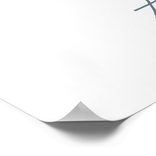 3 oesters - Verticaal ontwerp Poster (Hoek)