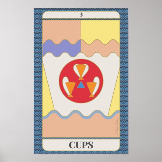 3 of Cups Poster (Voorkant)