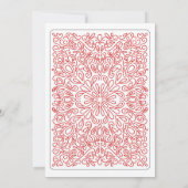 3 of Hearts Throuple Wedding Invitation Kaart (Achterkant)