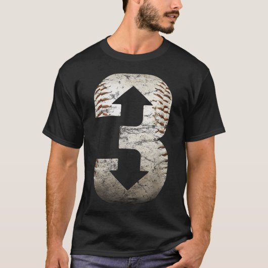 3 Omhoog 3 Omlaag Drie Omhoog Drie Omlaag T-shirt (Voorkant)