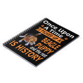 3 One Upon a Time Beagle Puppy Notitieboek (Linkerzijde)