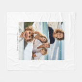 3 oneven fotocollage - funky vierhoekige kunst fleece deken (Voorkant (Horizontaal))