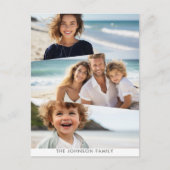 3 ongelijke fotocollage - funky vierzijdige kunst briefkaart (Voorkant)