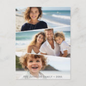 3 ongelijke fotocollage - funky vierzijdige kunst briefkaart (Voorkant)