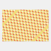 3 ontwerp van kerstinpakpapier - geel s1 inpakpapier vel (Voorkant 2)