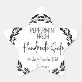 3 Ontwerpen Aangepaste Moderne Bladrand Waterdicht Ster Sticker (Voorkant)