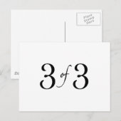 3 op 3 (jongste kind) briefkaart (Voorkant / Achterkant)