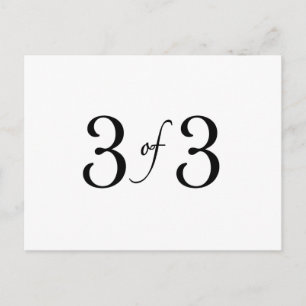 3 op 3 (jongste kind) briefkaart