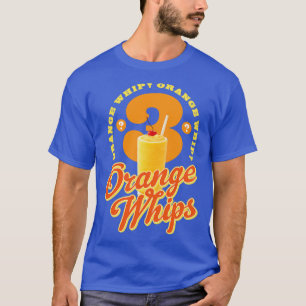 3 Oranje zwepen T-shirt
