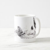 3 Orcas die fundamentele Mok spelen (Voorkant rechts)