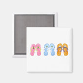 3 paar Teenslippers Magnet (Voorkant / Achterkant)