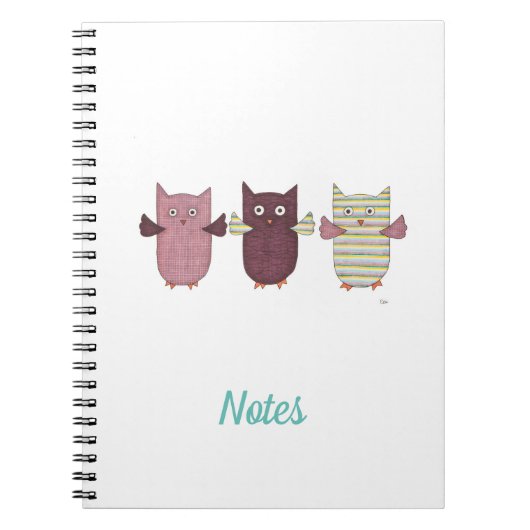 3 PAARSE NOTITIEBOEK (Voorkant)