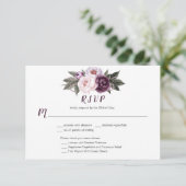 #3 Paarse Plum Pink Pioenrozen Boeket Menu Keuze (Staand voorkant)