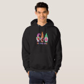 3 paasgnomen pastel Spring Bunny Hoodie (Voorkant volledig)