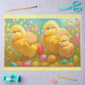 3 Paaskip en Collectie van eieren Tissuepapier (Craft)