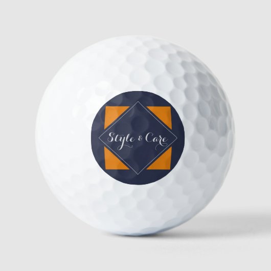 3 Pack Value Golfbal met aangepaste zakelijke Logo Golfballen (Voorkant)
