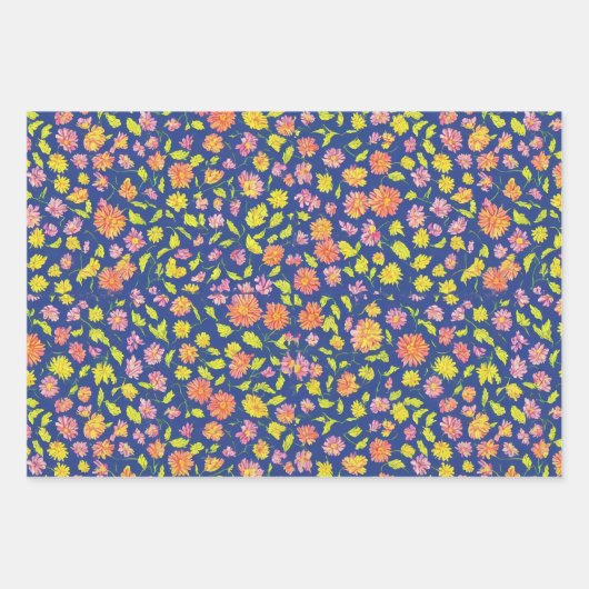 3-pack wikkelpapier set voor elke gelegenheid inpakpapier vel (Voorkant 3)