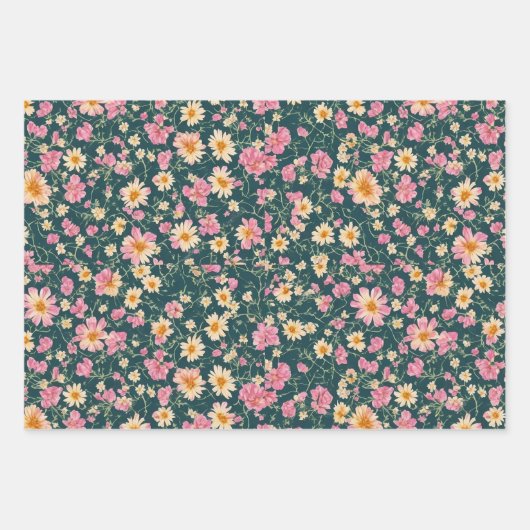 3-pack wikkelpapier set voor elke gelegenheid inpakpapier vel (Voorkant)