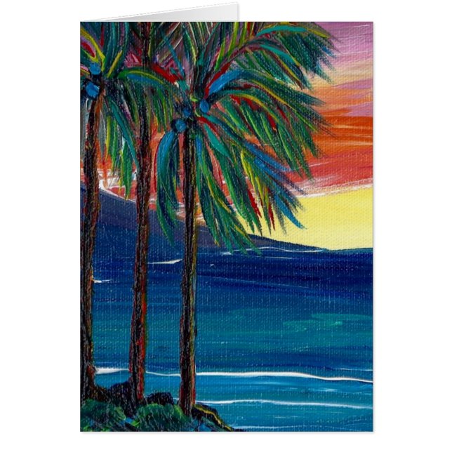 3 palmzonsondergang (Voorkant)