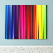 3-PANEL CANVAS ARTWORK - RAINBOW COLORS - GIFTS AFDRUK (Insitu (Houten vloer))