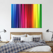 3-PANEL CANVAS ARTWORK - RAINBOW COLORS - GIFTS AFDRUK (Insitu (Slaapkamer))