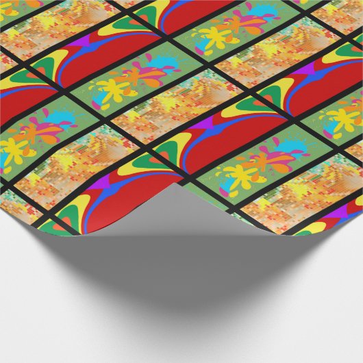 3-panelen cadeaupapier (Hoek)