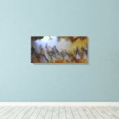 3-panelfoto van Natural Mossy Agate Canvas Afdruk (Insitu (Houten vloer))
