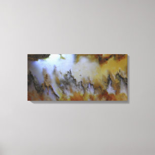 3-panelfoto van Natural Mossy Agate Canvas Afdruk