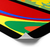 3-panelkleur poster (Hoek)