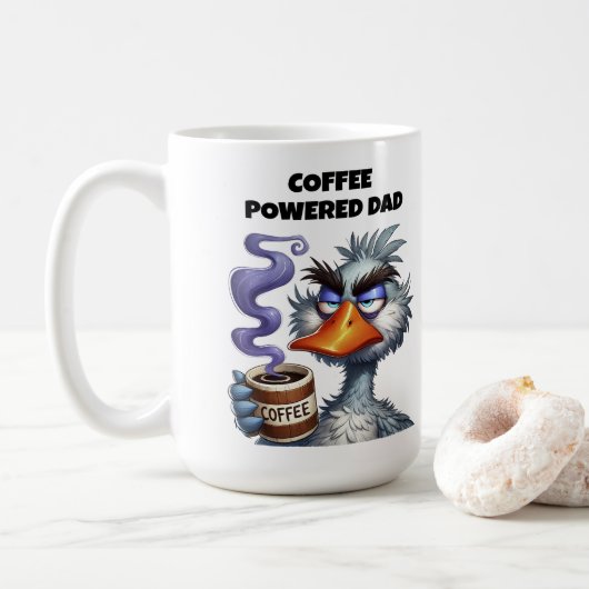 #3 Papa koffiemok (Met donut)