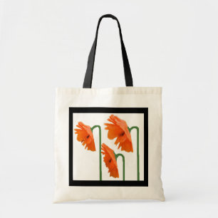 3 papaver tote bag