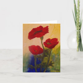 3 papavers kaart