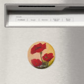 3 papavers magneet (Insitu (Vaatwasser))