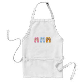 3 Paren Teenslippers Apron Standaard Schort