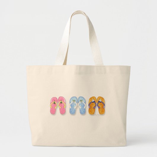 3 paren Teenslippers tas (Voorkant)