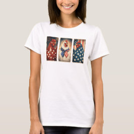 3 Patriottische Kippen T-shirt