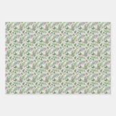 3 pc. Cadeausets — kerstWaterverven Inpakpapier Vel (Voorkant 3)