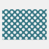 3 PC Coördinerende blauwgroen Team Kleuren Basketb Inpakpapier Vel (Voorkant 2)