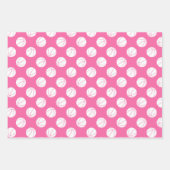 3 PC Coördinerende Roze Team Kleuren Basketballen Inpakpapier Vel (Voorkant 2)