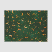 3 PC, Naam, Crescent Moons & Sterren Bokeh Patroon Tissuepapier (Voorkant)