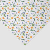 3 Pcs | Buttercups, Blue Cornflowers & Greenery Tissuepapier (Detail)