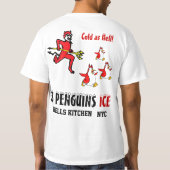 3 PENGUINES ICE COMPANY T-SHIRT (Achterkant)