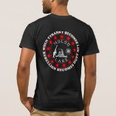 3-Percenter, Molon Labe, Gadsden Snake, T-Shirt (Achterkant)